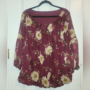 Roz & Ali, maroon and glitter, 2x